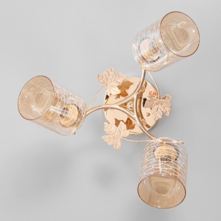 Caty Caty 3x60W E27 gold 48x48x28cm-3