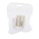 Cappio door stop, silicone, self -adhesive, transparent