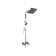 The shower system TIMO SELENE SX-1030/00, single-leaf, tropical shower, hand watering can, chrome