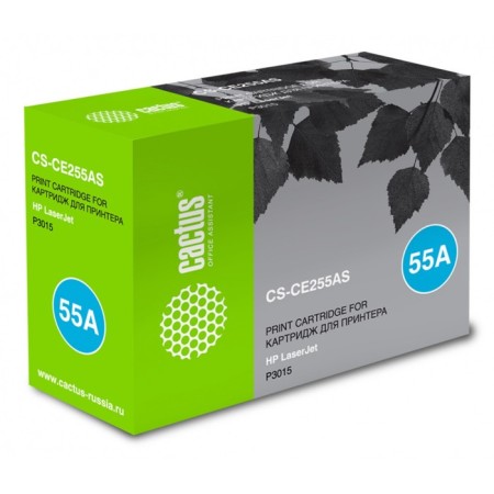 CACTUS CS-CS-CS-CS-CS-CS-CS-CE255A cartridge, for HP LJ P3011/P3015, 6000 pages, black color