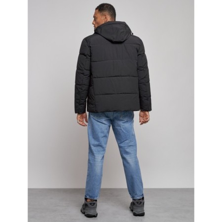 Male Winter jacket, size 48, black color-3
