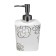 Diamond liquid soap dispenser, white color