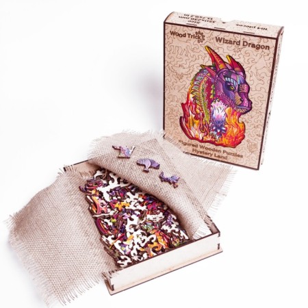 Wooden puzzle "Magic Dragon", 35 × 24 cm-3