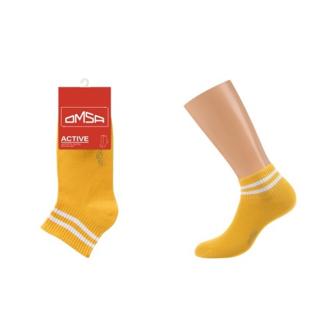 Women's socks Omsa Active, size 35-38, Giallo color