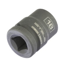 Головка ударная Stels 13923, 18 мм, 1/2", CrMo, шестигранная