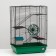 The cage for rodents "Pigzon" No. 5, with 3 floors, equipped, 41 x 30 x 58 cm, green mix