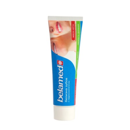Paste toothpass Belamed White tooths with hydroxyapatitis, 135 g-1