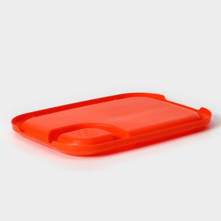 A barbecue dish with a saucer 30.3 × 21 × 2.5 cm, color orange color-4