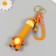 Trick rubber with carbine, ghurafic strap of Hofroshey 3.3x4.5x8.2 cm