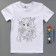 Set for creativity T-shirt-coloring "Anime Girl", size 140-146 cm