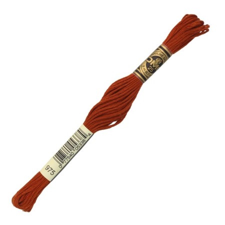 Нитки мулине DMC 117 (975), 12 шт. в упаковке