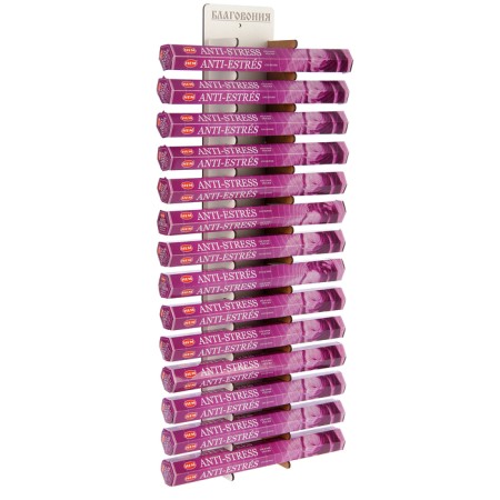 Stand for incense "hexagons", 57x10x6 cm, 14 seats