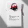 Bracelets "Demetrons" on a magnet, a double bead with a heart, black-red color, 8 cm