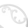 Bra "Laura" 1x60W E27 White, chrome 27x15x20cm