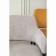 Wendy armchair, 640 × 685 × 740 mm, textured Shenill, color gray color