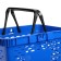 Plastic consumer basket, 20 l, 2 plastic handles, blue color