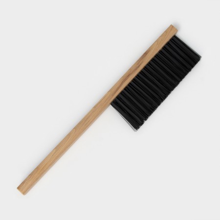 Technical brush, 39 × 2.5 × 1.6 cm, three-row, 51 bunch, beech, synthetic fiber black-3