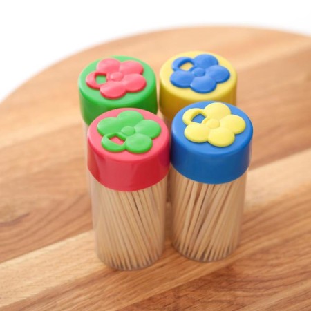 Toothpick "Flower", 150 pcs, color mix-5