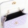Bag's bag with lightning, lilac color