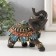 Polystone souvenir "Elephant in Red-blue Popone" MIX 11x6x12 cm