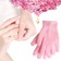 Gloves gel, moisturizing, One size, in a bag, pink color