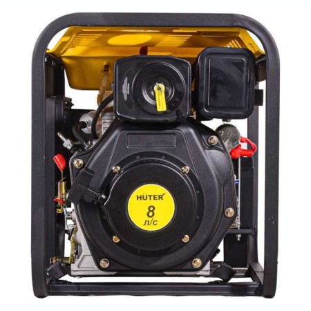 Diesel generator Huter LDG 5000LX, 220 V, 3.3 kW, synchronous, 14 l, 8 l/s, 0.375 l/h/h-4