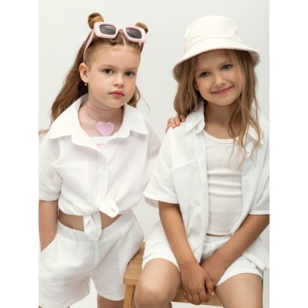Muslim children's suit Amarobaby Easy, height 116 cm, white color-12