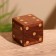 Dice playing in a box 4.5x4.5x4.5 cm, tree shisham