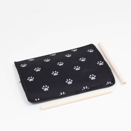 Car Seats for animals 40*30*25 cm, black with white paws-12