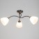 Chandelier 1086/3BK 40W E27 Black 54x54x22 cm Bayerlux