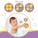 Memo-game: EVA stickers for the bathtub "Forest animals", crush me