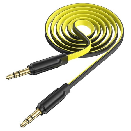 HOCO UPA16, Jack 3.5 mm (M) - Jack 3.5 mm (M), 1 m, TPE, yellow-2