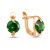 Emerald in gold