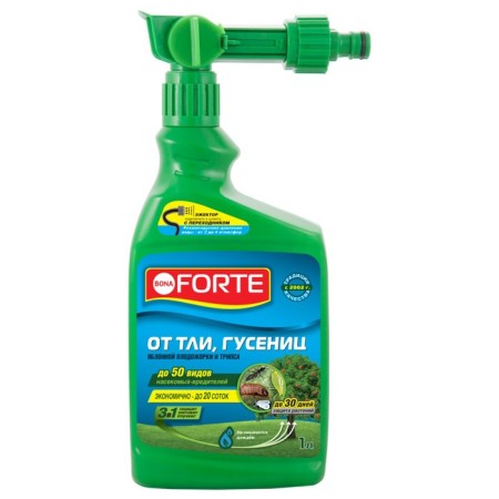 Protection means of concentrate Ejector "Bon Forte" from aphids, caterpillars and other insects, 1 liter