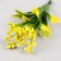 Artificial plant for creativity "Araucaria" set 12 pcs yellow 9.5 cm