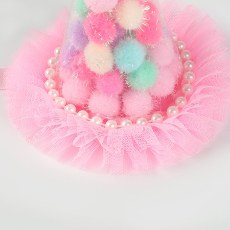 Cap "festive", pink color-2