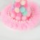 Cap "festive", pink color