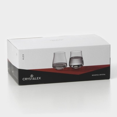 A set of glass glasses Alex, 350 ml, 6 pcs-5