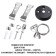 NOVOTECH suspension set. Bits, 11x23x16 mm, black color