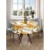 The tablecloth "Sunflower and Bumblebee", Round, Saten, D = 150 cm