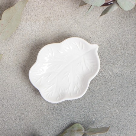 Porcelain caviar on the legs Magistro "Liszt", 10 × 8.5 cm, white color-1