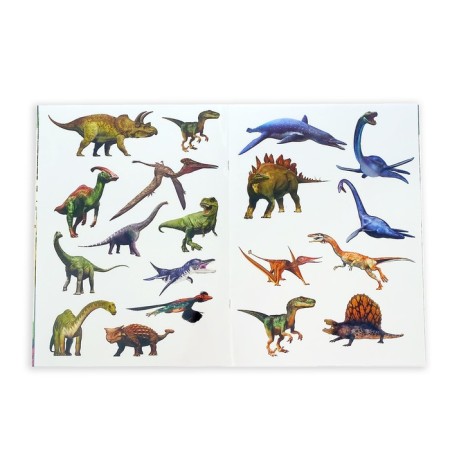 Stickers "Encyclopedia about dinosaurs and space", set of 2 pcs. 8 pp., A4 format-2