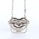 Female bag on a magnet, silver color