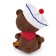 Soft toy "Bear Fedot", in the sea beret with anchor, 15 cm