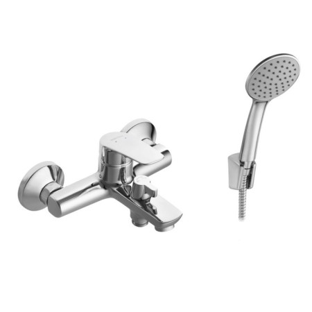 Santek's bath mixer "Marion", short spout, with accessories, chrome-1