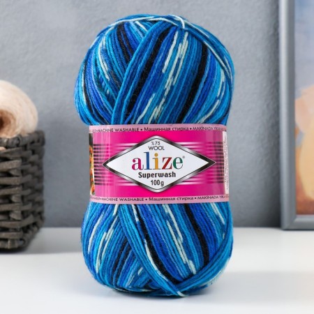 Yarn "Superwash Comfort Socks" 75% wool, 25% polyamide 420m/100g (4446)