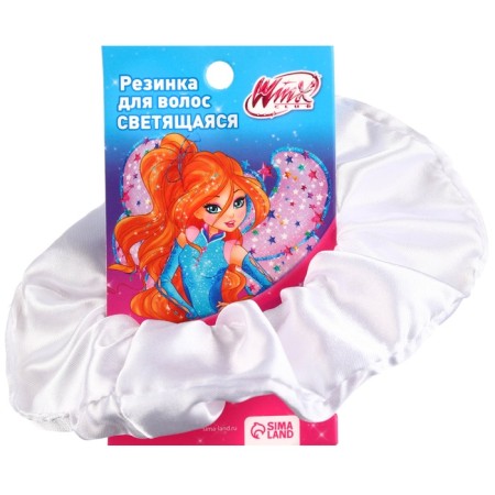 Hair elastic band glow, satin, Winx-2
