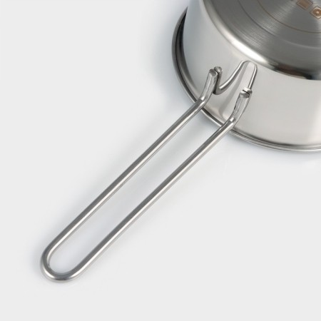 Stainless steel bucket "GREAT", 0.9 liters, induction-3