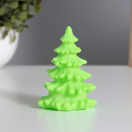 Nightlight "Christmas tree" 2W LED LR44 green 6x6x9cm