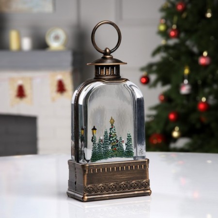 LED figure "Lantern with the city" 10.7 × 20.5 × 6-2
